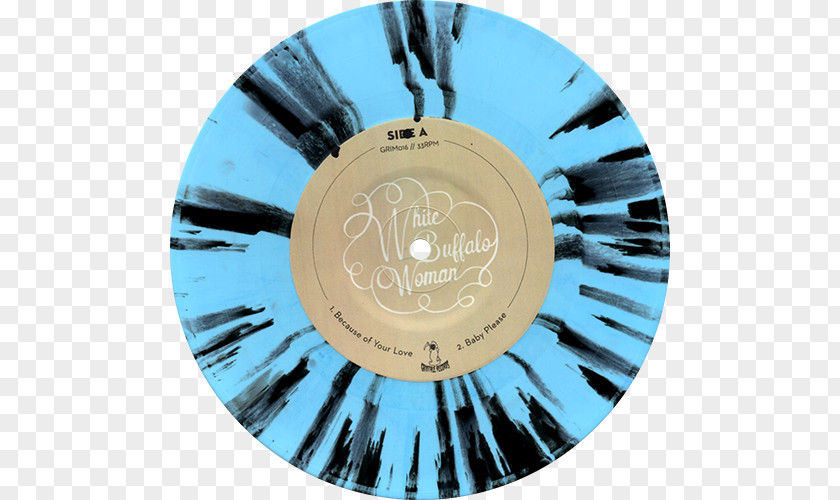 Modern Splatter Compact Disc Teal PNG