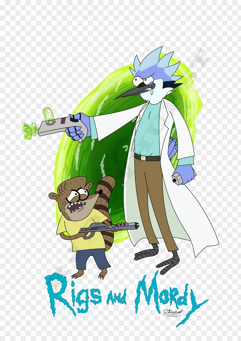 Mordecai Rigby Rick Sanchez Morty Smith Television Show PNG