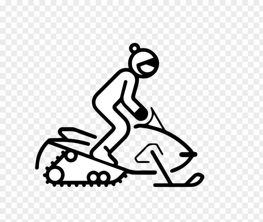 People Ride The Snow Cart Material Car All-terrain Vehicle Motorcycle Ski-Doo PNG