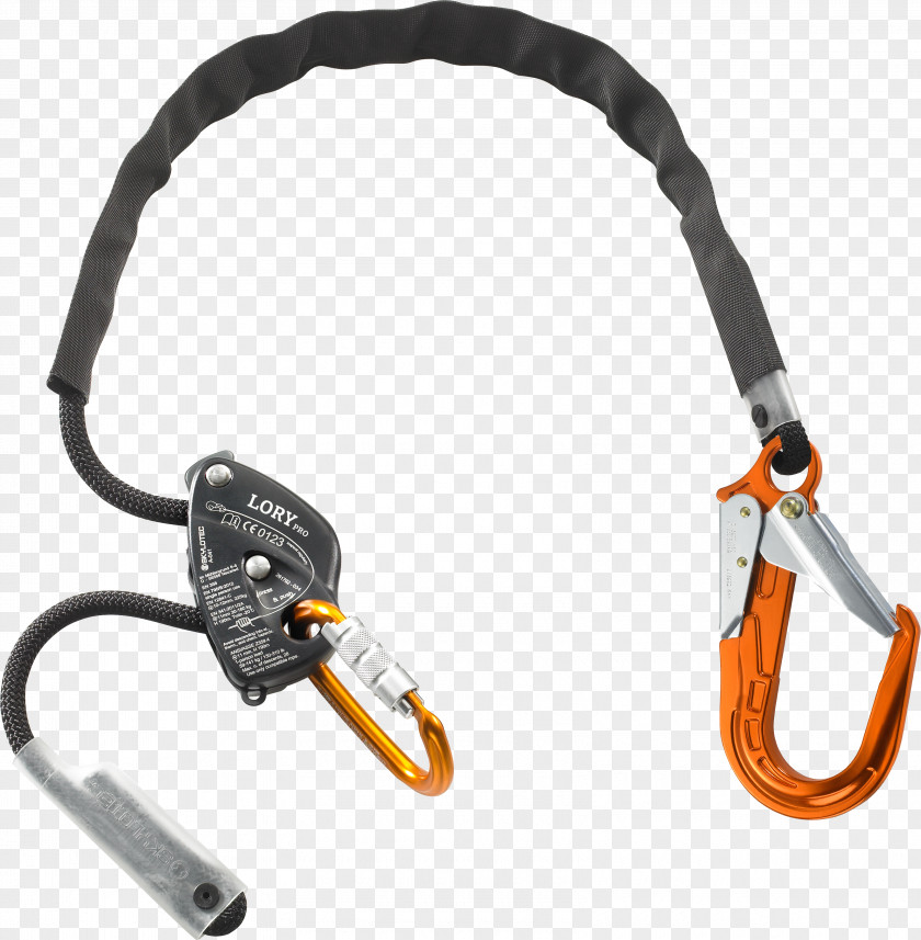 Technical Application Steel Lanyard Carabiner SKYLOTEC Rebar PNG