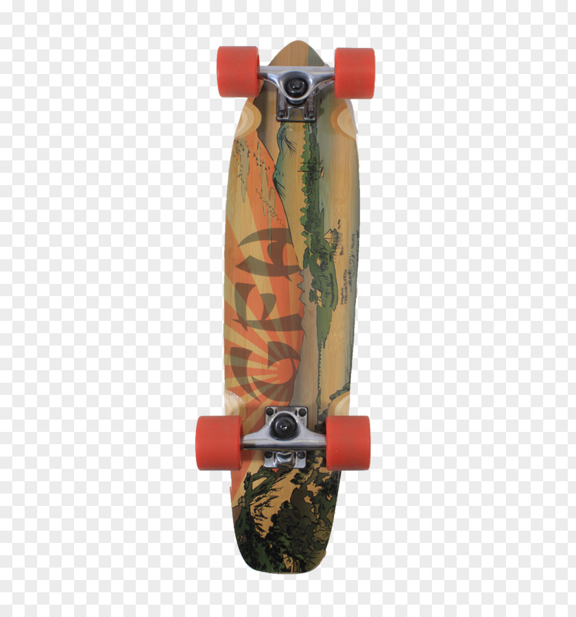 Bamboo Board Longboard PNG