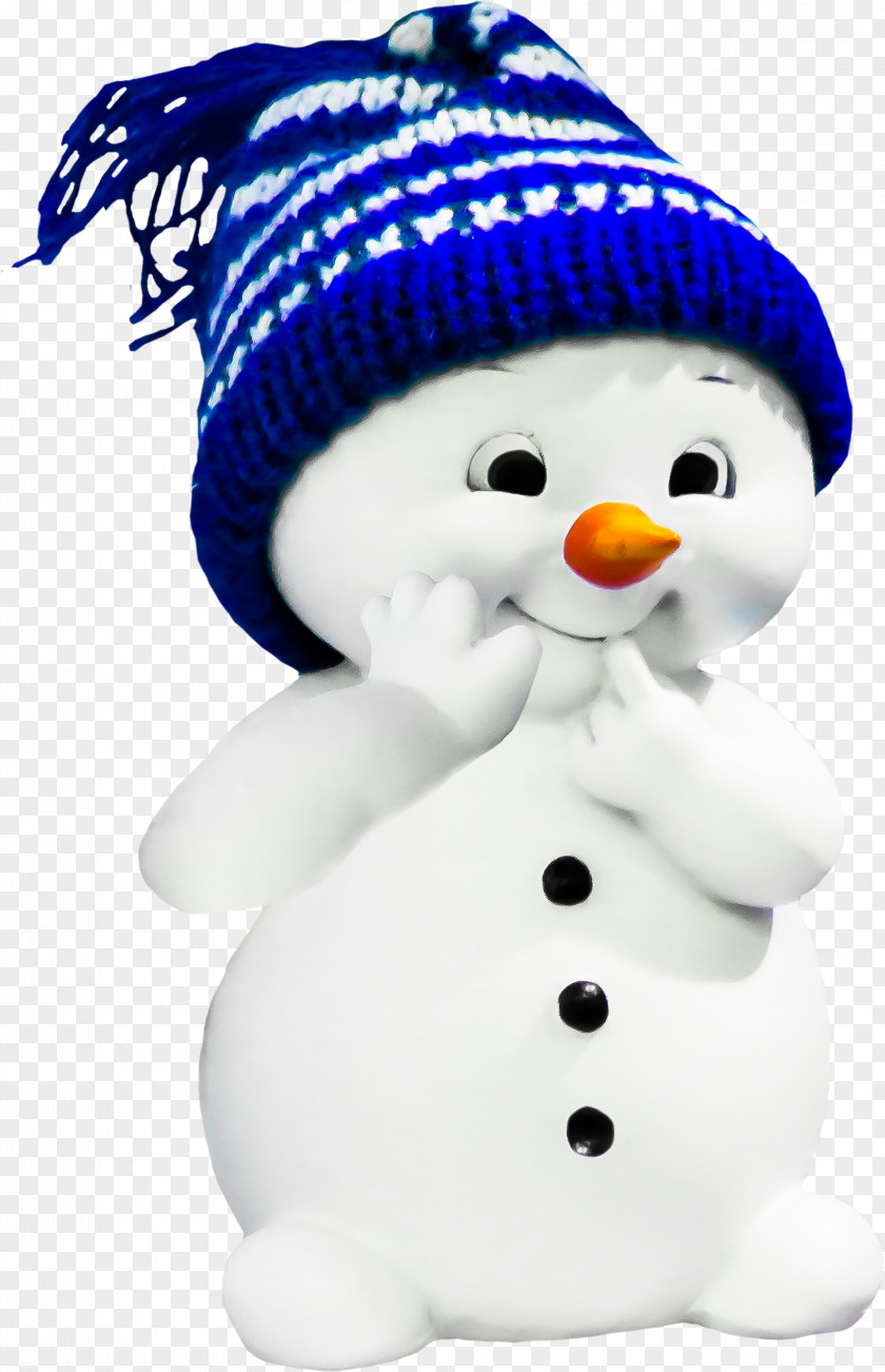 Animal Figure Beanie Snowman PNG