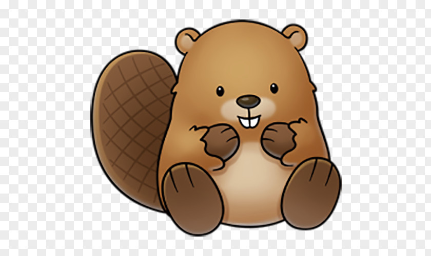 Brown Cute Beaver Drawing Cartoon Clip Art PNG