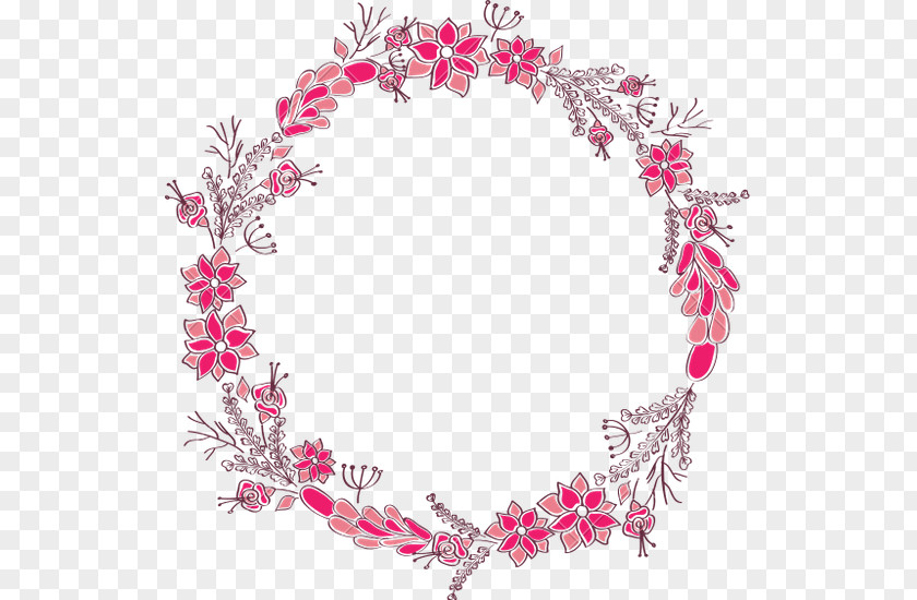 Circle Flower Mother's Day Love PNG