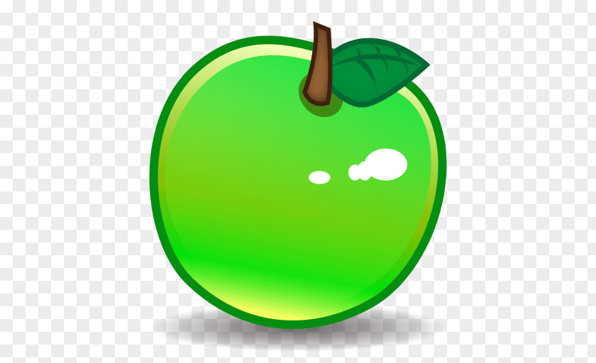 GREEN APPLE Apple Color Emoji Text Messaging Sticker Emoticon PNG