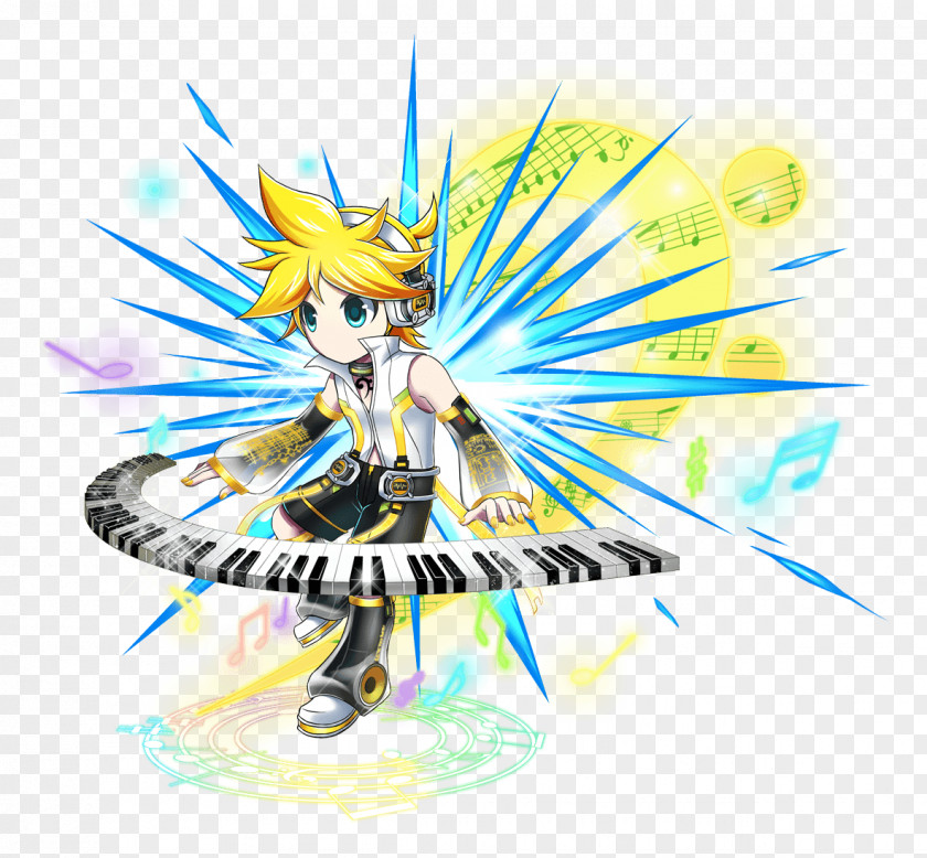 Hatsune Miku Brave Frontier Kagamine Rin/Len Vocaloid Meiko PNG