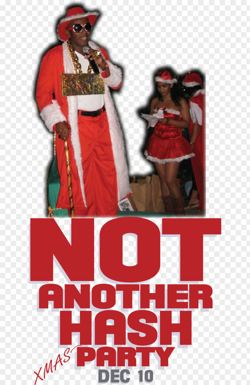 Xmas Party Advertising Costume PNG