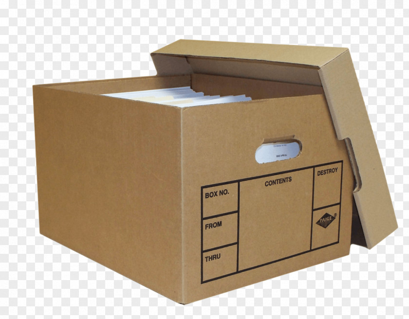 Cardboard Data Storage Document Business Information Office Supplies PNG