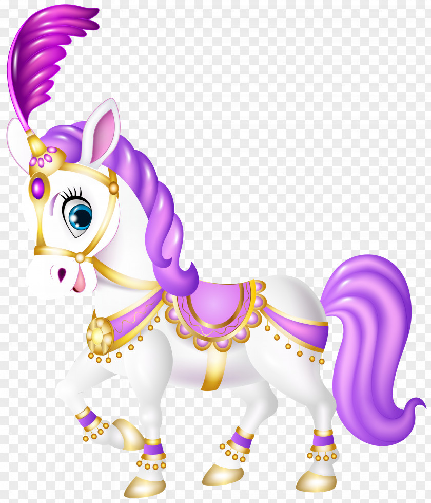 Cute Purple Pony Cartoon Transparent Clip Art My Little Horse PNG