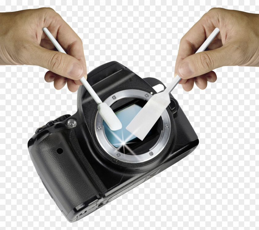Green Cleaning Sensor Full-frame Digital SLR Camera Photography PNG