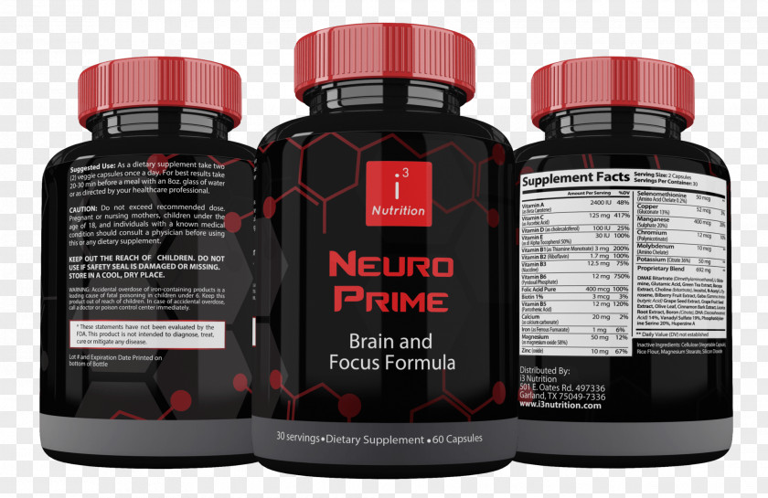 Nutrition Brand Nootropic Memory Acid Gras Omega-3 PNG