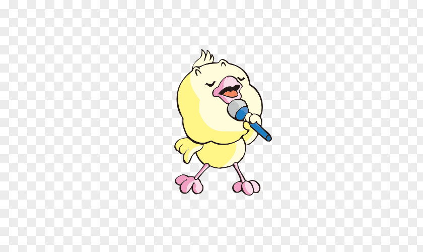 Singing Yellow Chicks Chicken Performance PNG
