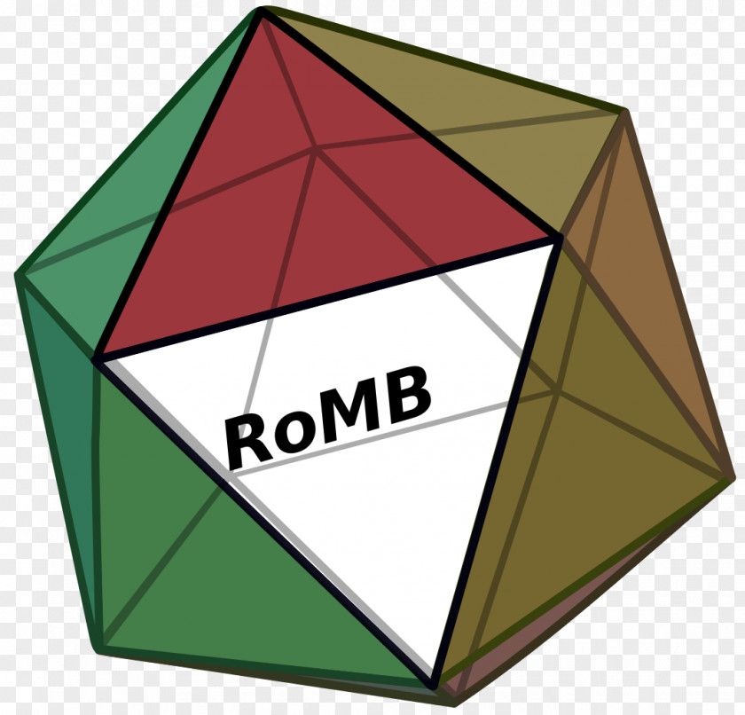 Triangle Regular Icosahedron Platonic Solid Polyhedron PNG