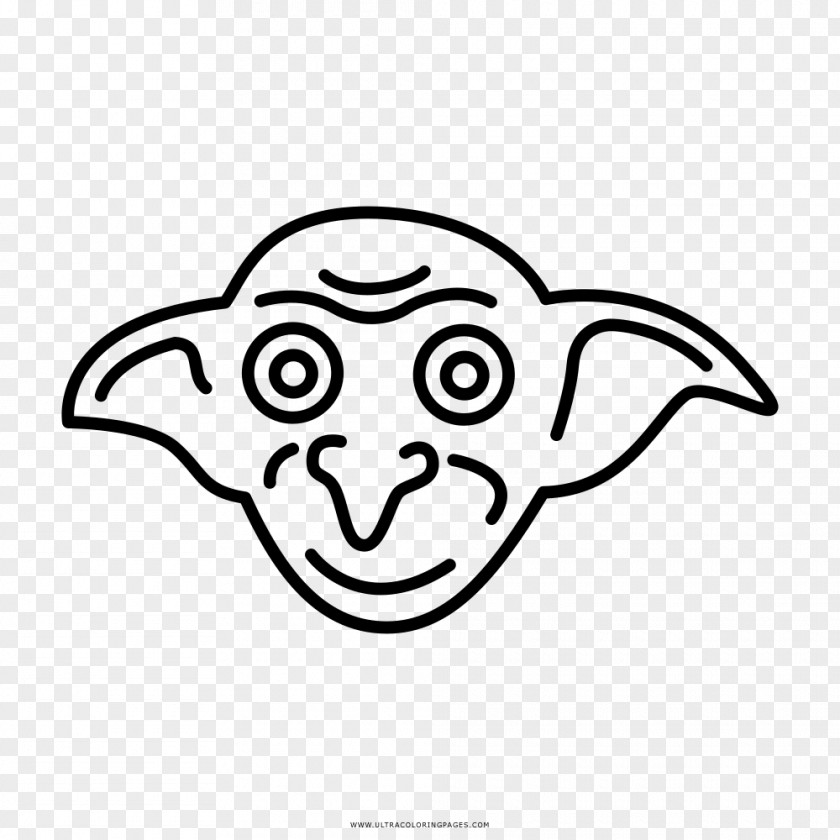 Harry Potter Dobby The House Elf Coloring Book Drawing PNG