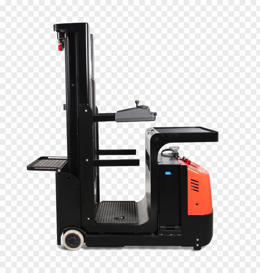 Warehouse Order Picking Forklift Tractor Machine PNG