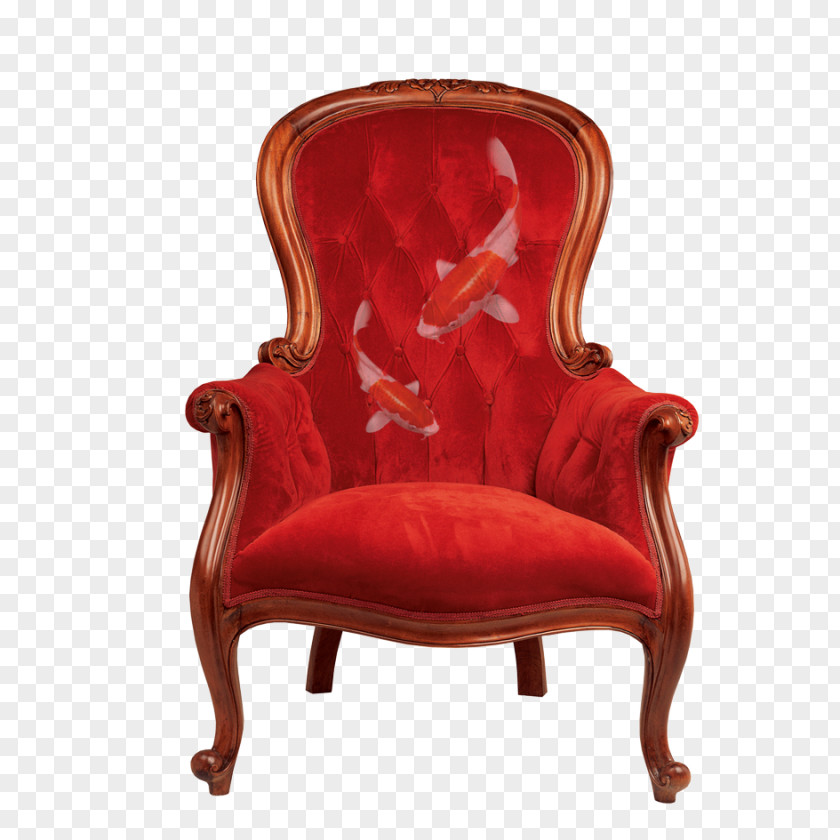 Chair Queen Anne Style Furniture Couch PNG