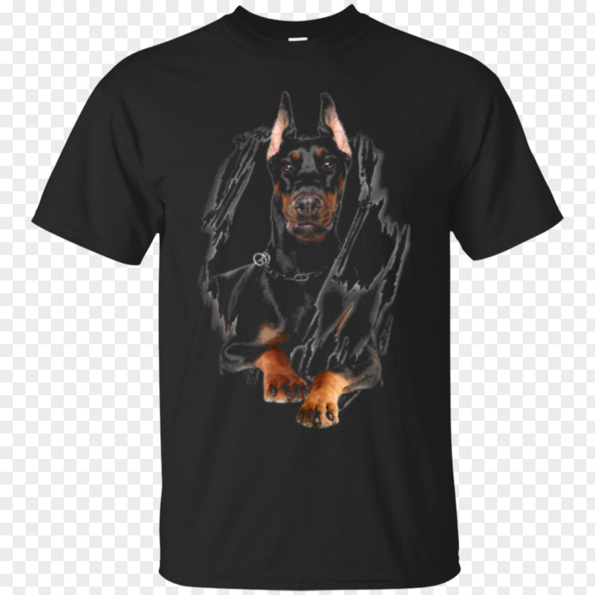Doberman T-shirt Damon Salvatore Clothing Hoodie PNG
