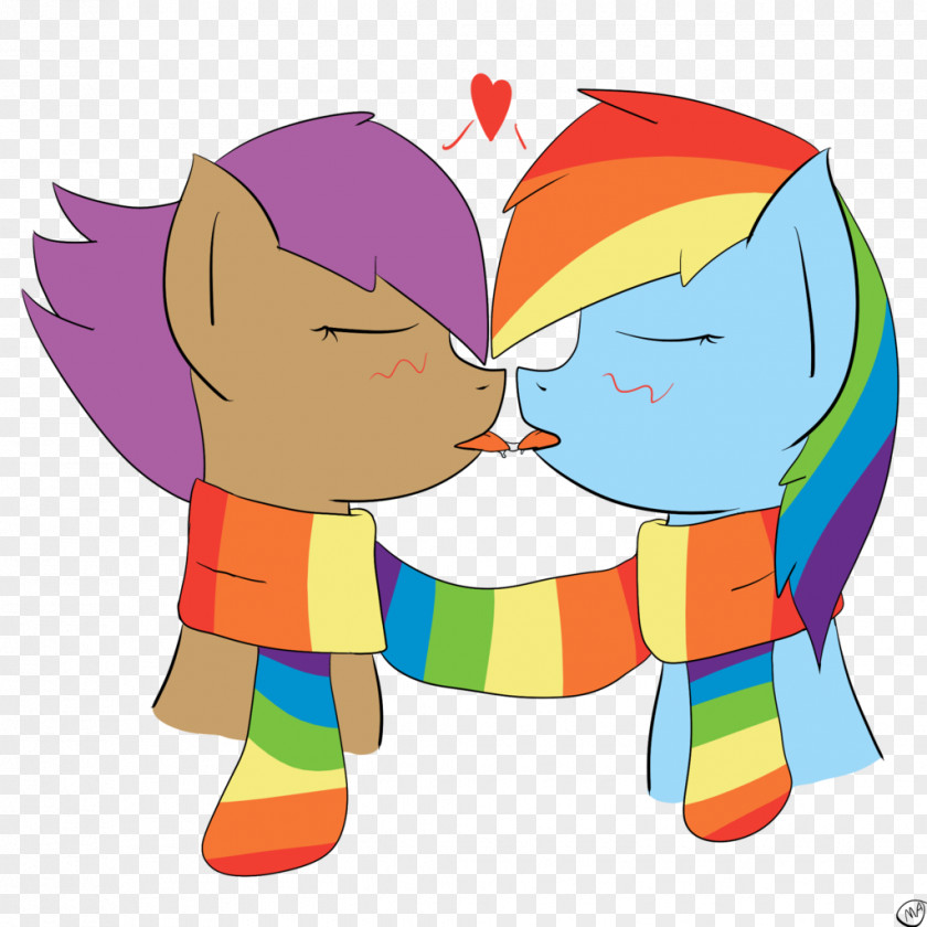 Kiss Rainbow Dash Pinkie Pie Applejack Scootaloo Twilight Sparkle PNG