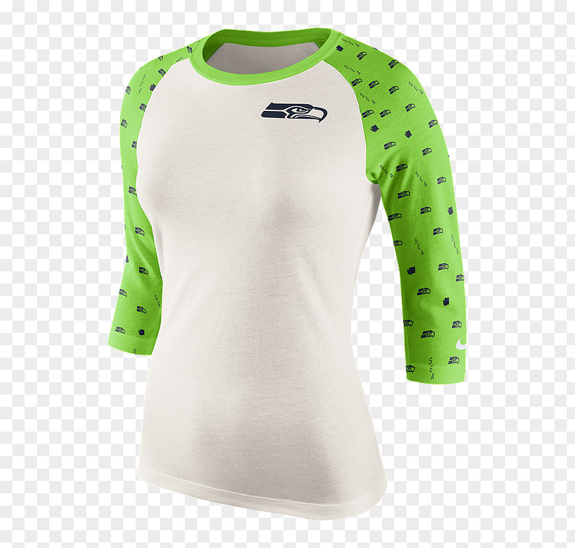 Seahawks Tennis Shoes For Women T-shirt Raglan Sleeve Seattle PNG