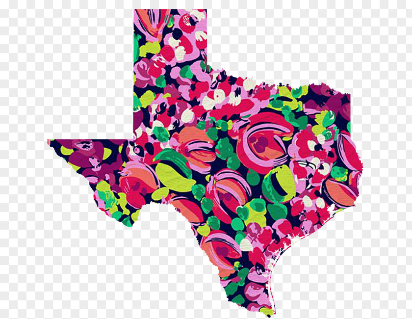 Texas Outline Printing Lilly Pulitzer Idea PNG