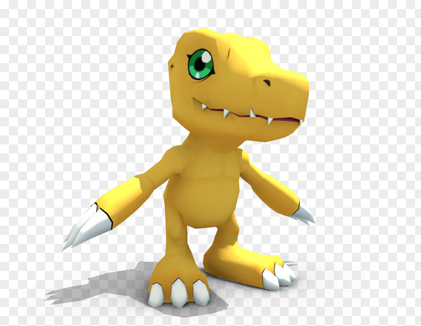 Digimon Masters Reptile Technology Figurine PNG