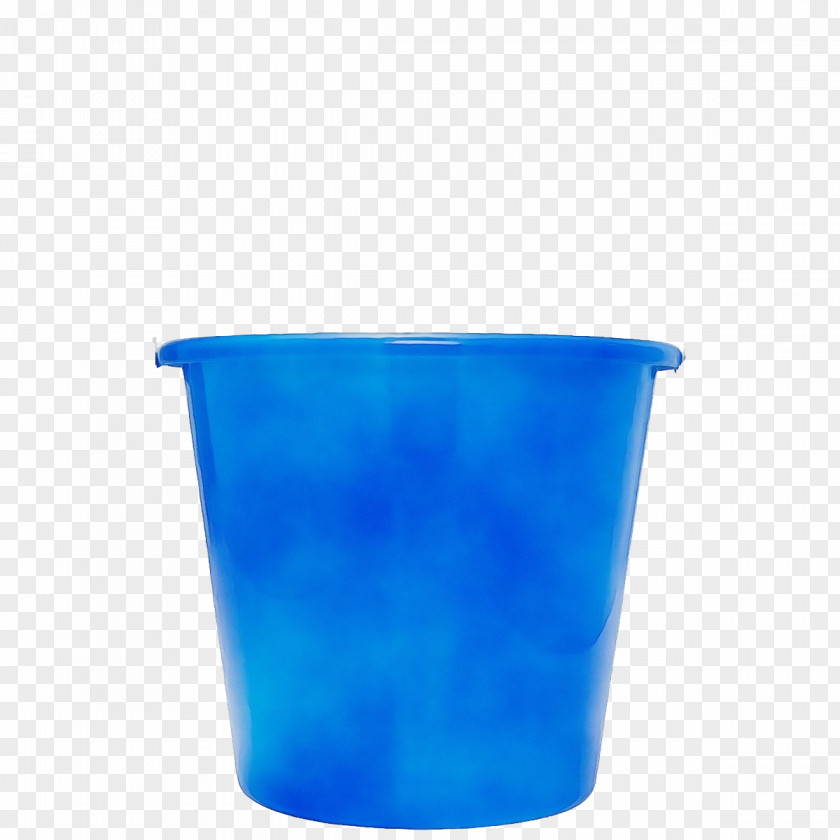Drinkware Flowerpot Blue Aqua Turquoise Cobalt Plastic PNG