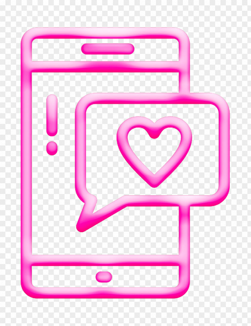 Magenta Pink Love Heart Symbol PNG