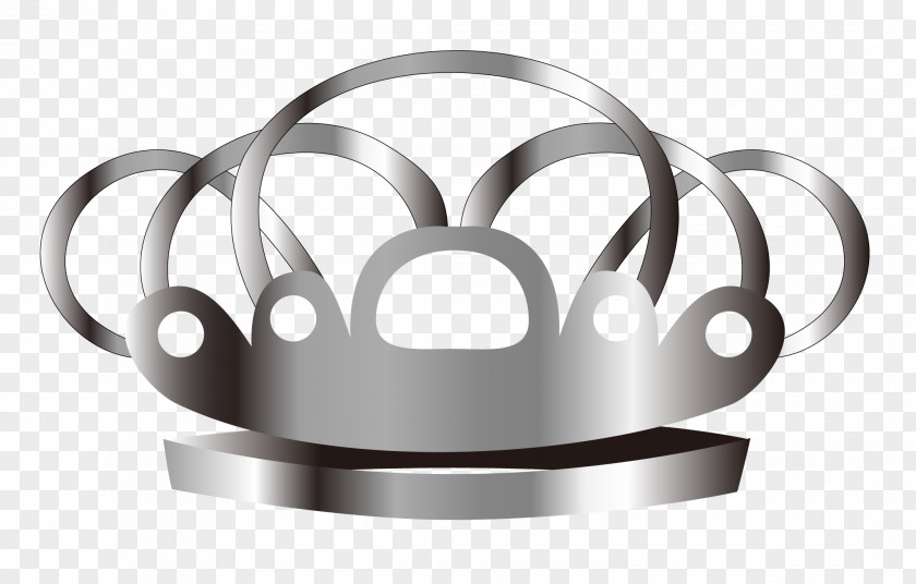 Vector Silver Crown Adobe Illustrator PNG