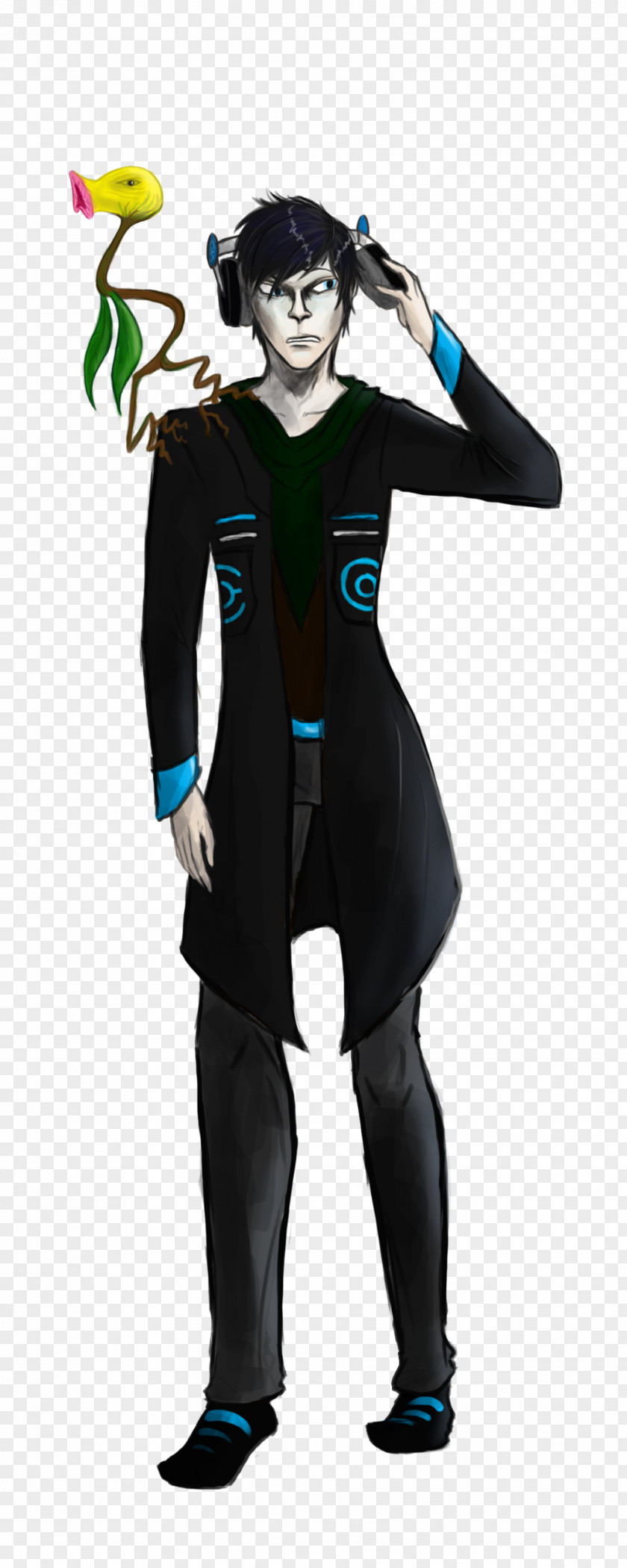 Andesite Supervillain Costume PNG
