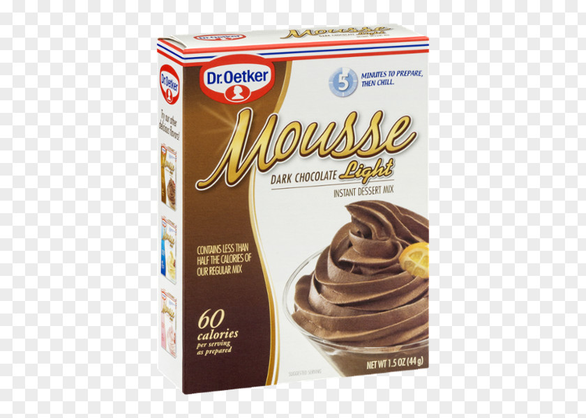 Chocolate Mousse Cream Dessert PNG