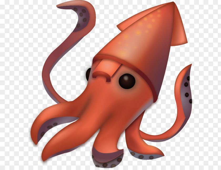 Emoji Octopus Squid Clip Art PNG