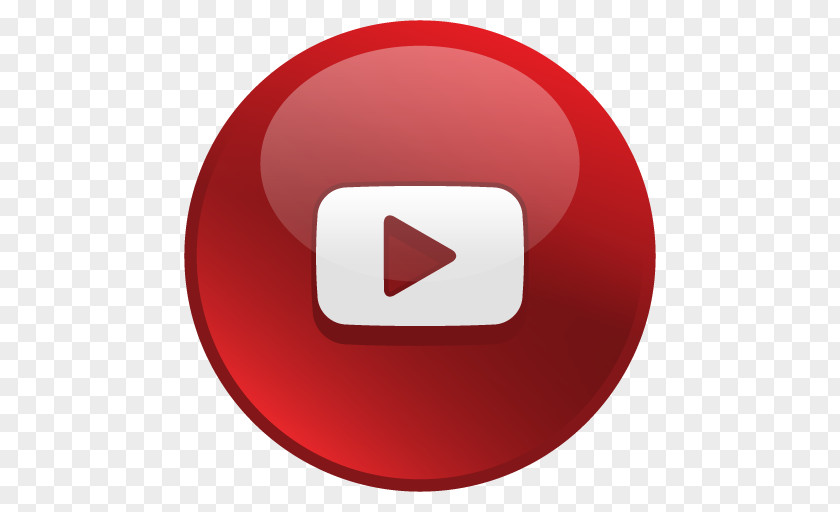 Glossy Social Youtube Icon Red Clip Art PNG
