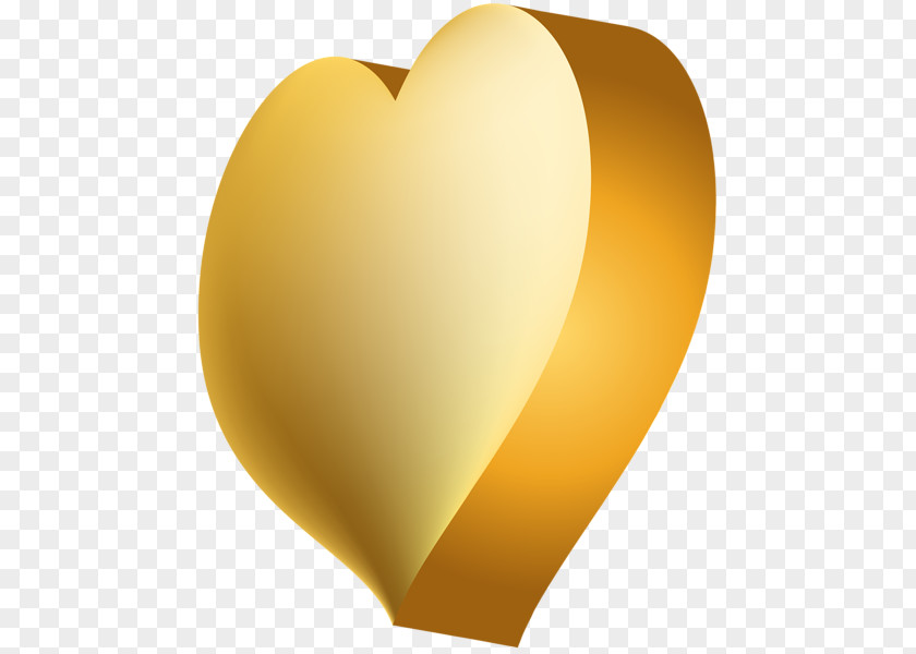 Golden Heart Desktop Wallpaper Clip Art PNG