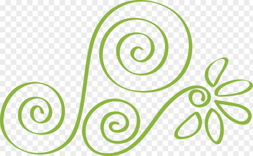 Green Swirls Clip Art PNG