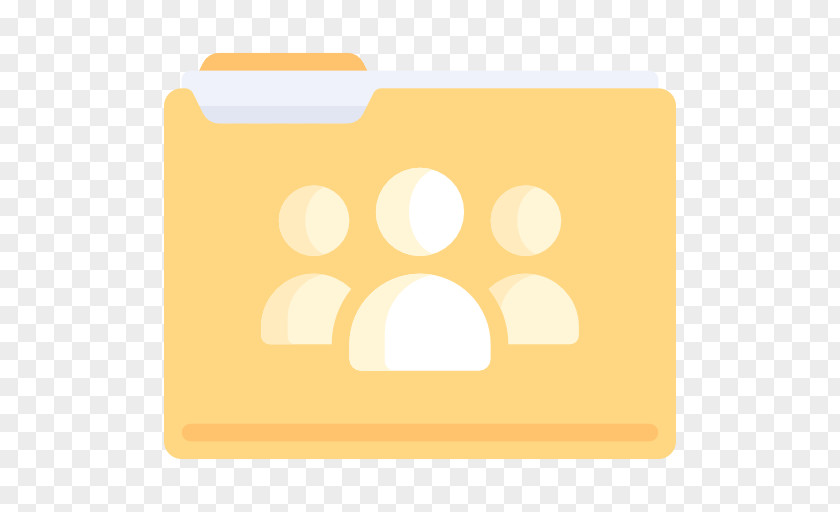 A Yellow Folder Directory Icon PNG