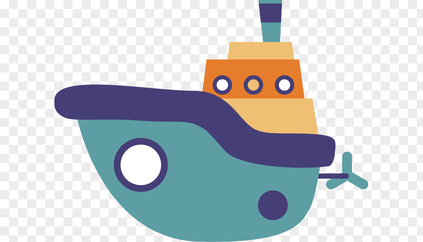 Cartoon Ship Child Toy Illustration PNG