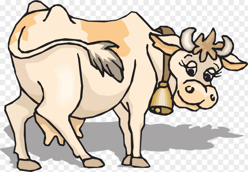Jersey Cattle Cartoon Clip Art PNG