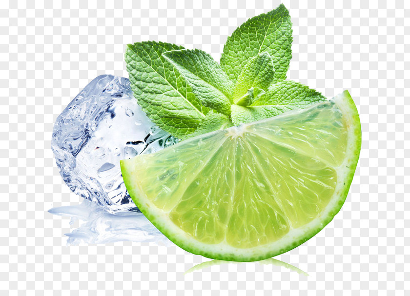 Lemon Ice Juice Lemonade Beebalm Mint PNG
