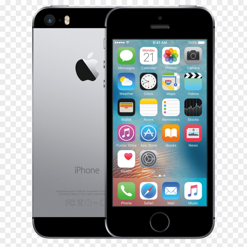 Apple Telephone Space Gray Grey PNG