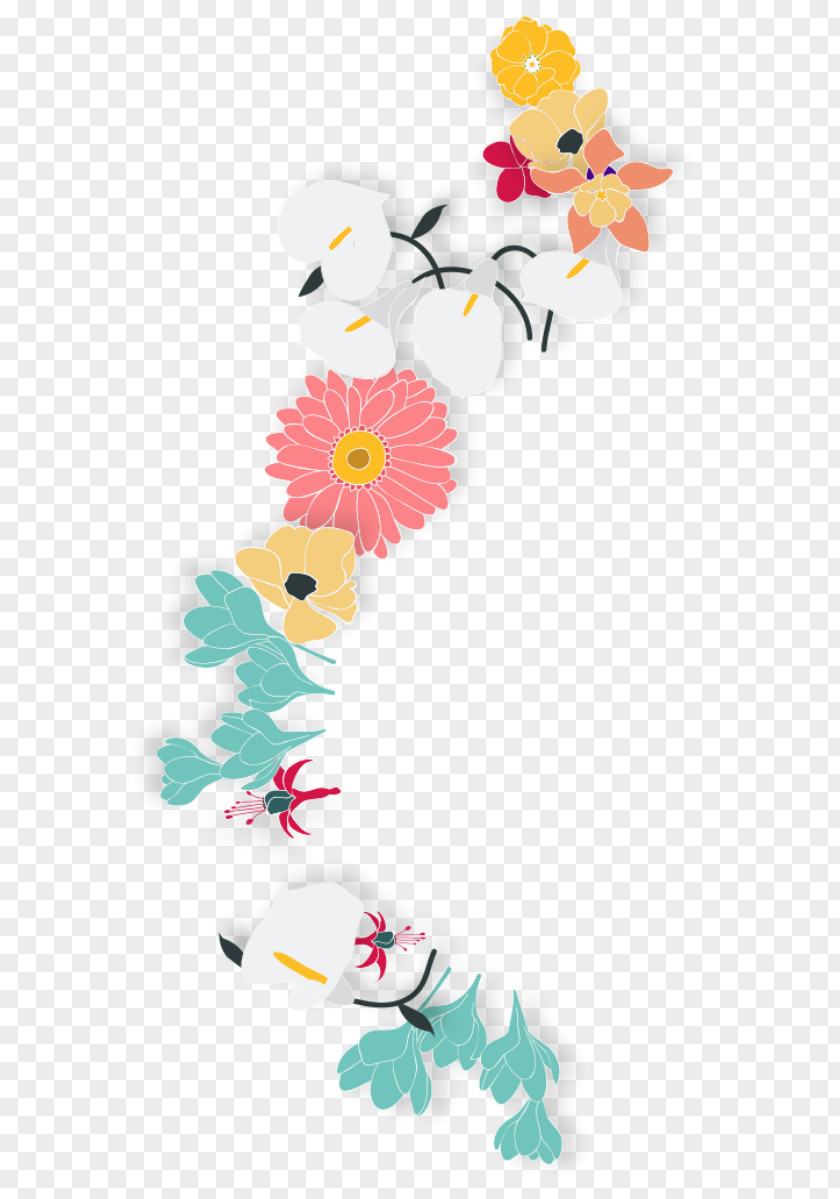 Flat Flowers Flower Design PNG