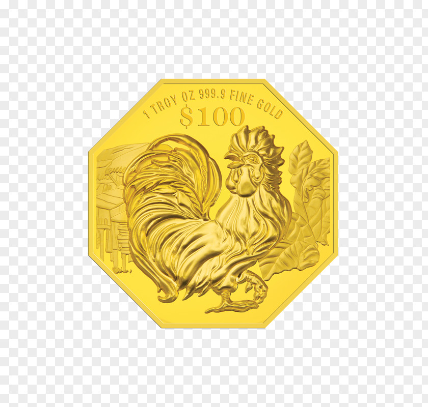 Monetary Authority Of Singapore Mint Proof Coinage Gold Coin PNG