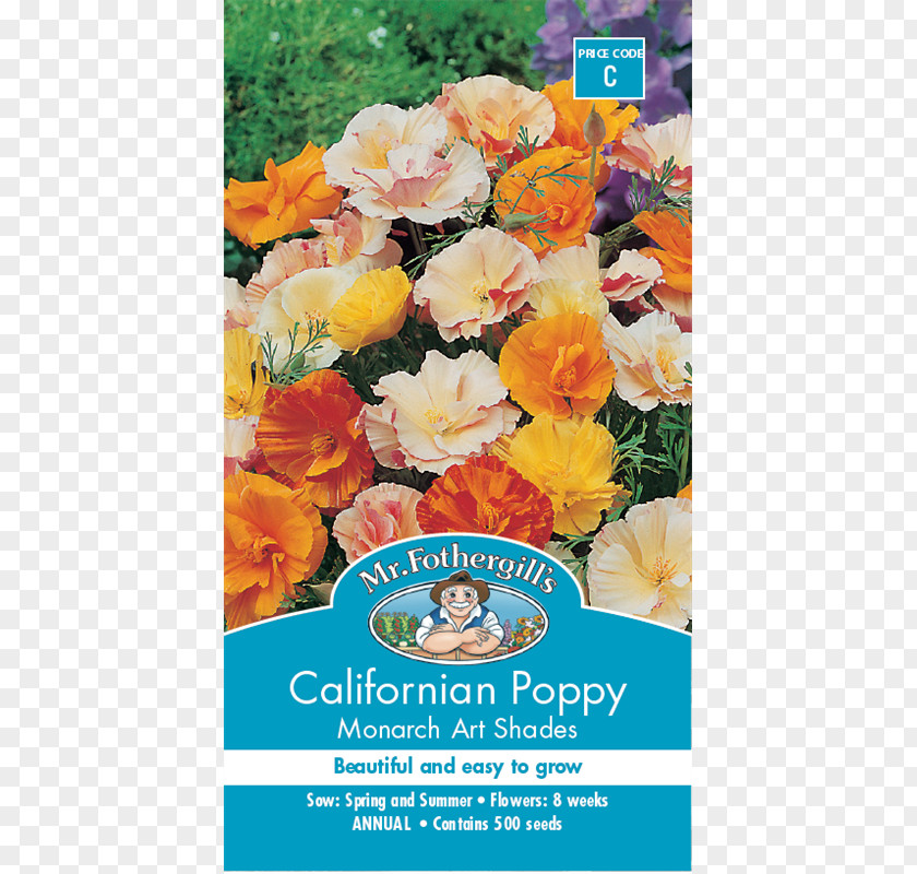 Poppy Seed California Flower Annual Plant PNG