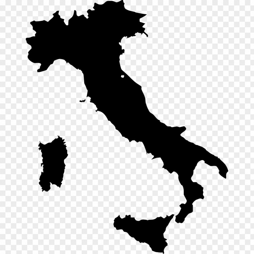 The Seven Wonders Italy Vector Map PNG