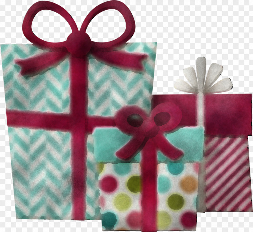 Wrapping Paper Ribbon Pink Green Gift Turquoise Present PNG