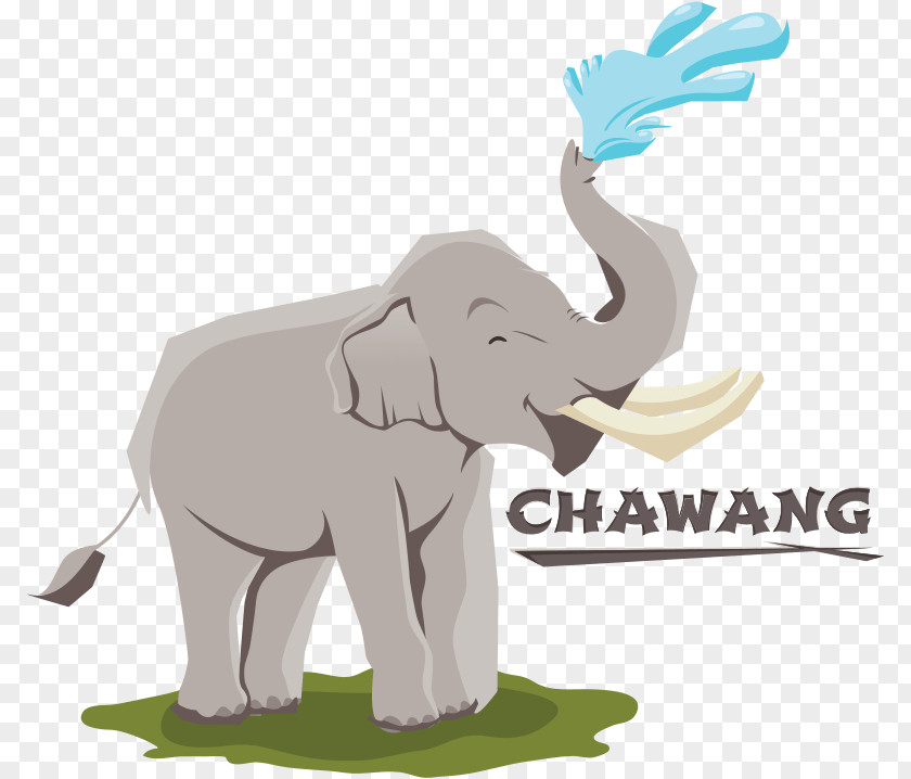 Animation Tail Elephant Background PNG