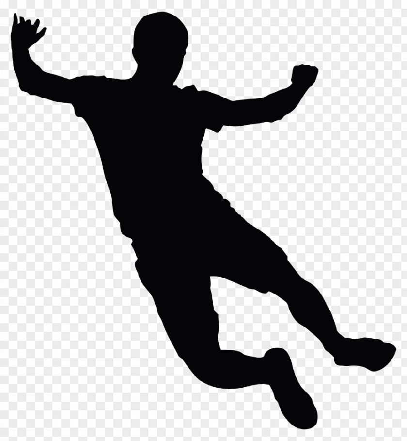 Jumping People Silhouette Clip Art PNG