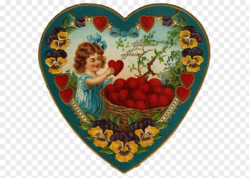 Valentine's Day Victorian Era Bokmärke Clip Art PNG