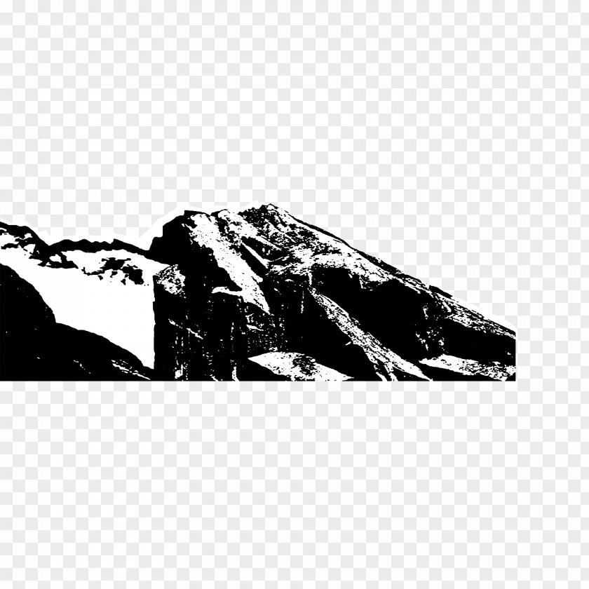 Blackboard Mountain Pattern Landscape PNG