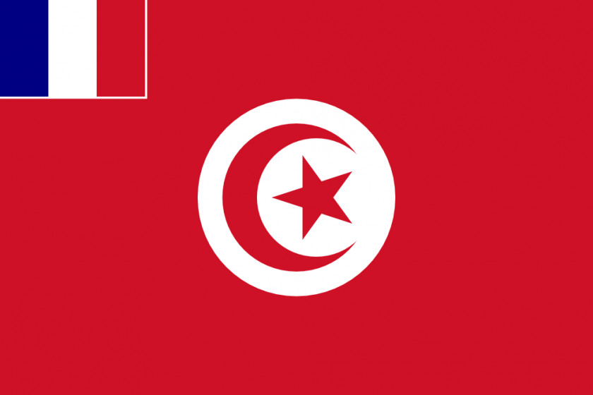 French Flag Clipart Protectorate Of Tunisia France Ottoman Empire Beylik Tunis PNG