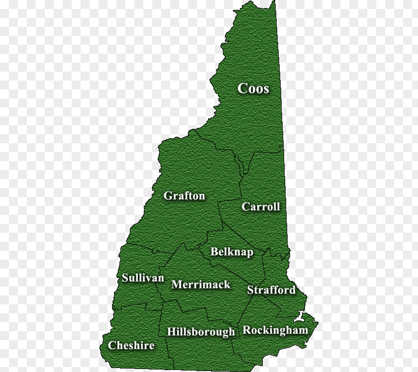 Hot Map Strafford County, New Hampshire Sullivan Carroll Belknap Errol PNG